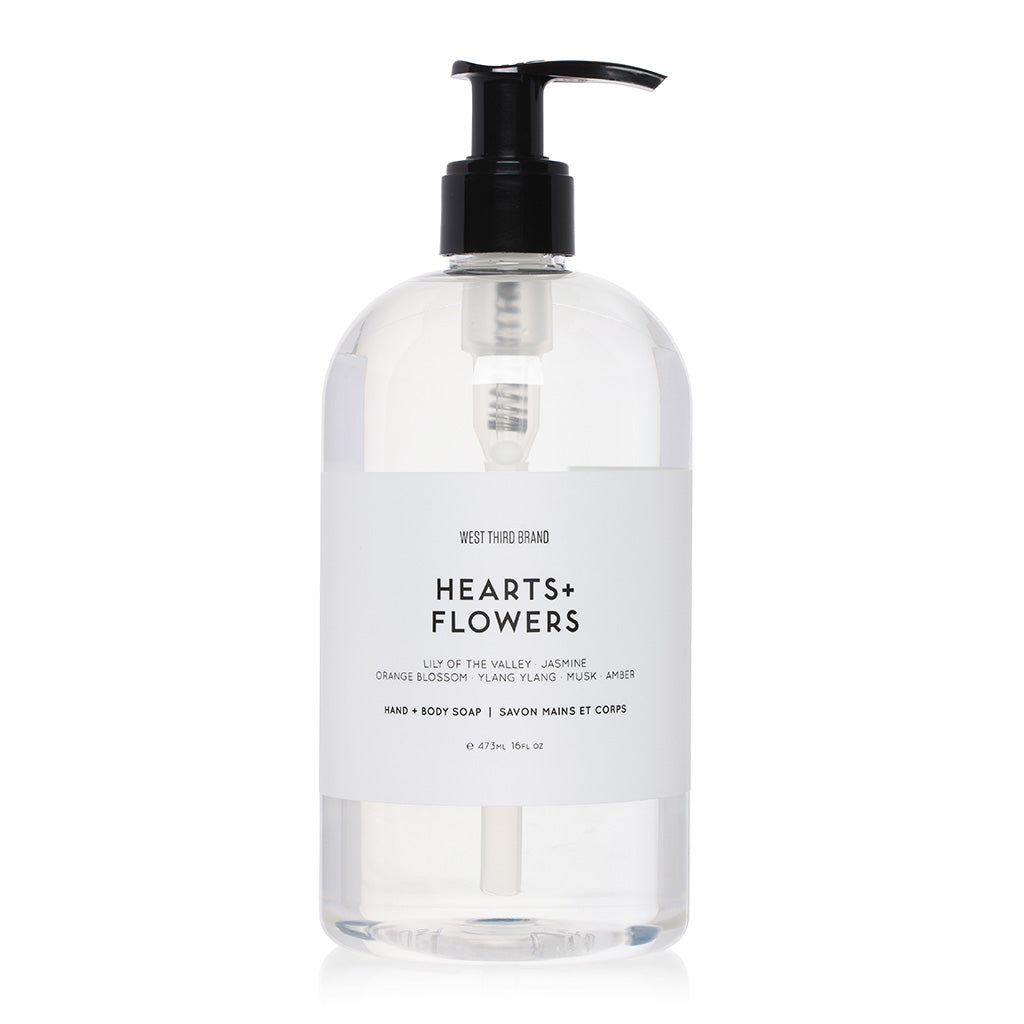 Hand + Body Soap | Hearts + Flowers