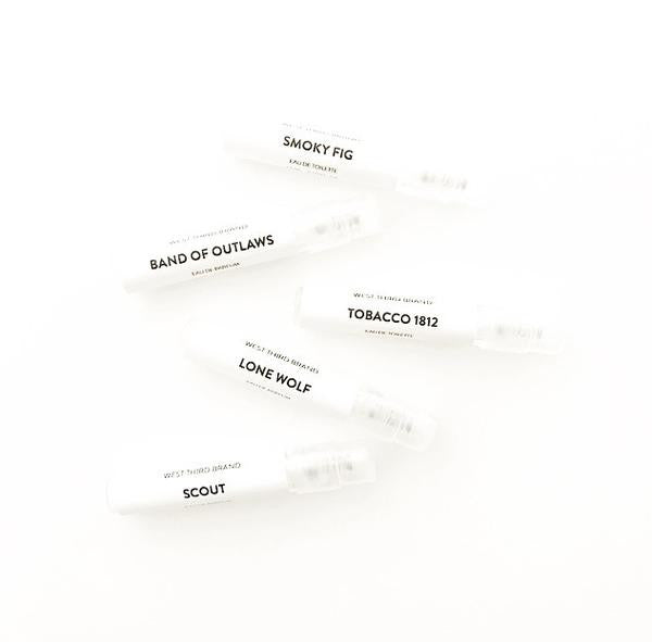 West Third Brand Sample Vials  | Create your own sample set.