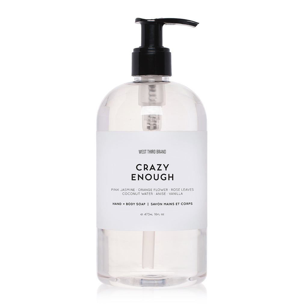 West Third Brand | Hand + Body Soap | Crazy Enough